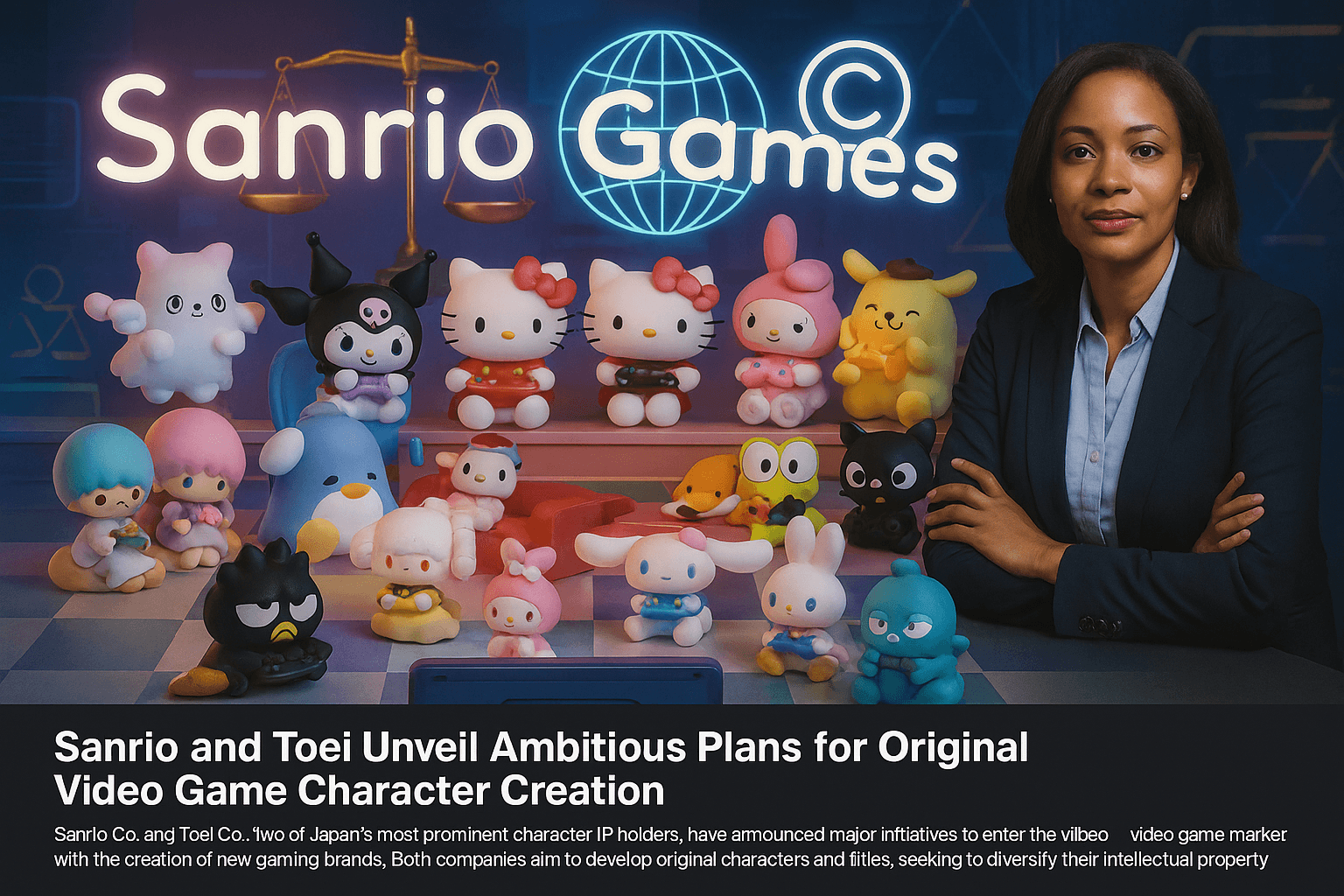 Sanrio and Toei Unveil Ambitious Plans for Original Video Game Character Creation