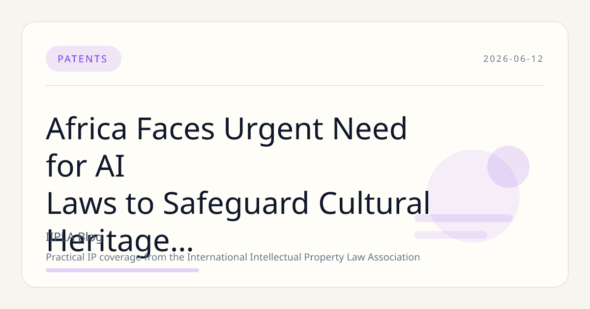 Africa Faces Urgent Need for AI Laws to Safeguard Cultural Heritage and Intellectual Property