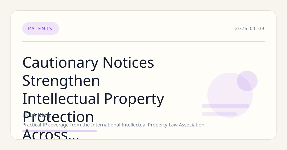 Cautionary Notices Strengthen Intellectual Property Protection Across African Markets