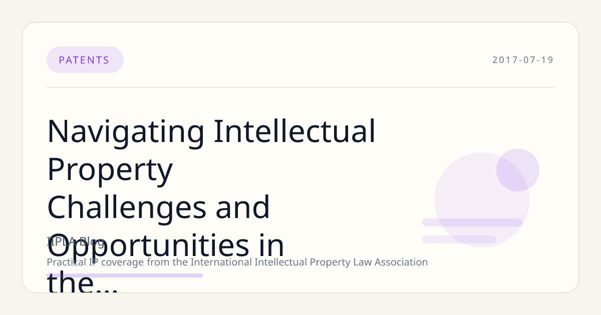 Navigating Intellectual Property Challenges and Opportunities in the Era of 3D Printing