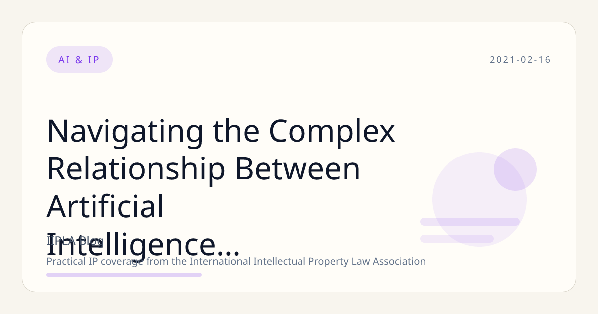 Navigating the Complex Relationship Between Artificial Intelligence and Copyright Law
