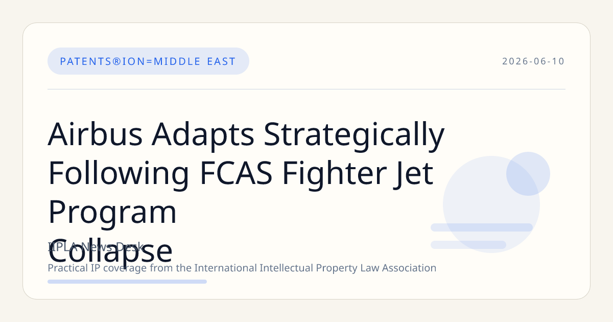 Airbus Adapts Strategically Following FCAS Fighter Jet Program Collapse