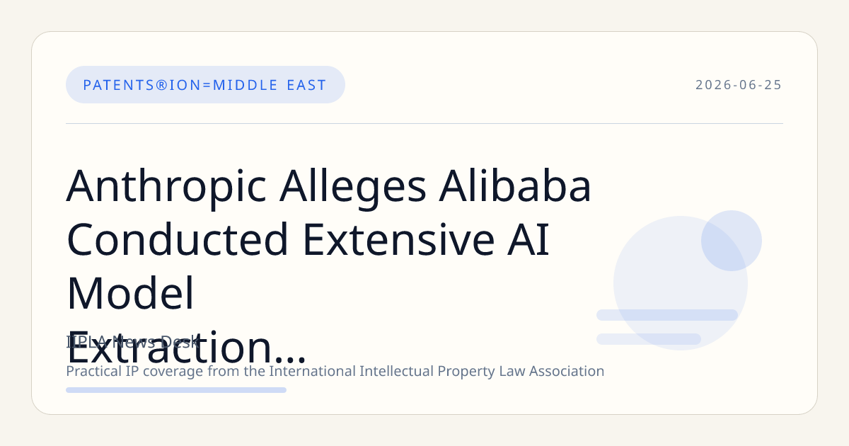 Anthropic Alleges Alibaba Conducted Extensive AI Model Extraction Operation