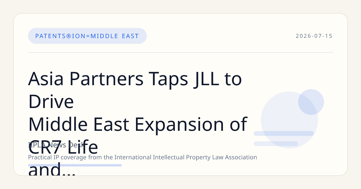 Asia Partners Taps JLL to Drive Middle East Expansion of CR7 Life and FIFA Museums
