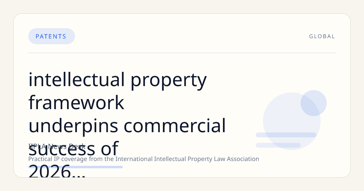 Intellectual Property Framework Underpins Commercial Success of 2026 FIFA World Cup Across North America