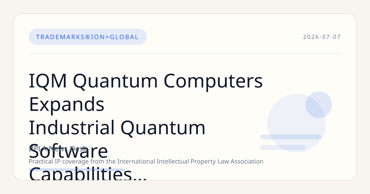 IQM Quantum Computers Expands Industrial Quantum Software Capabilities with Quantistry Asset Acquisition