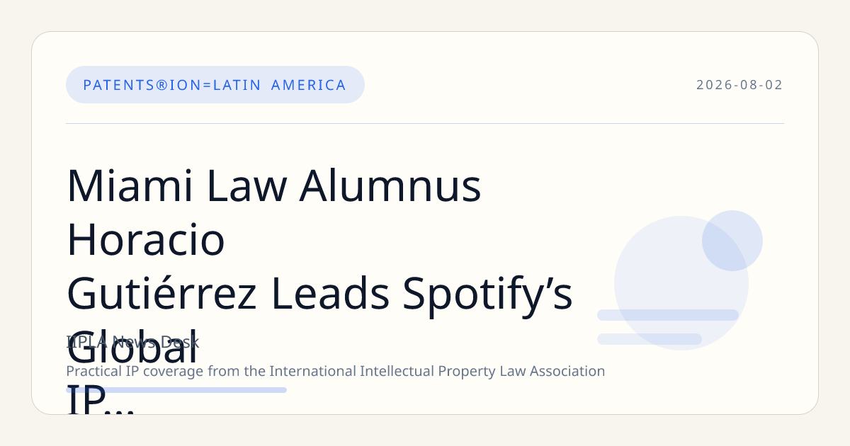 Miami Law Alumnus Horacio Gutiérrez Leads Spotify’s Global IP Strategy Amid Industry Antitrust Battles