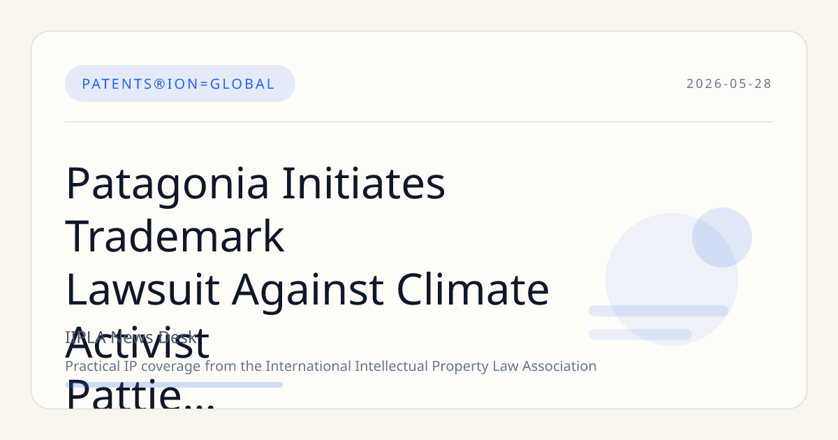 Patagonia Initiates Trademark Lawsuit Against Climate Activist Pattie Gonia Over Brand Use