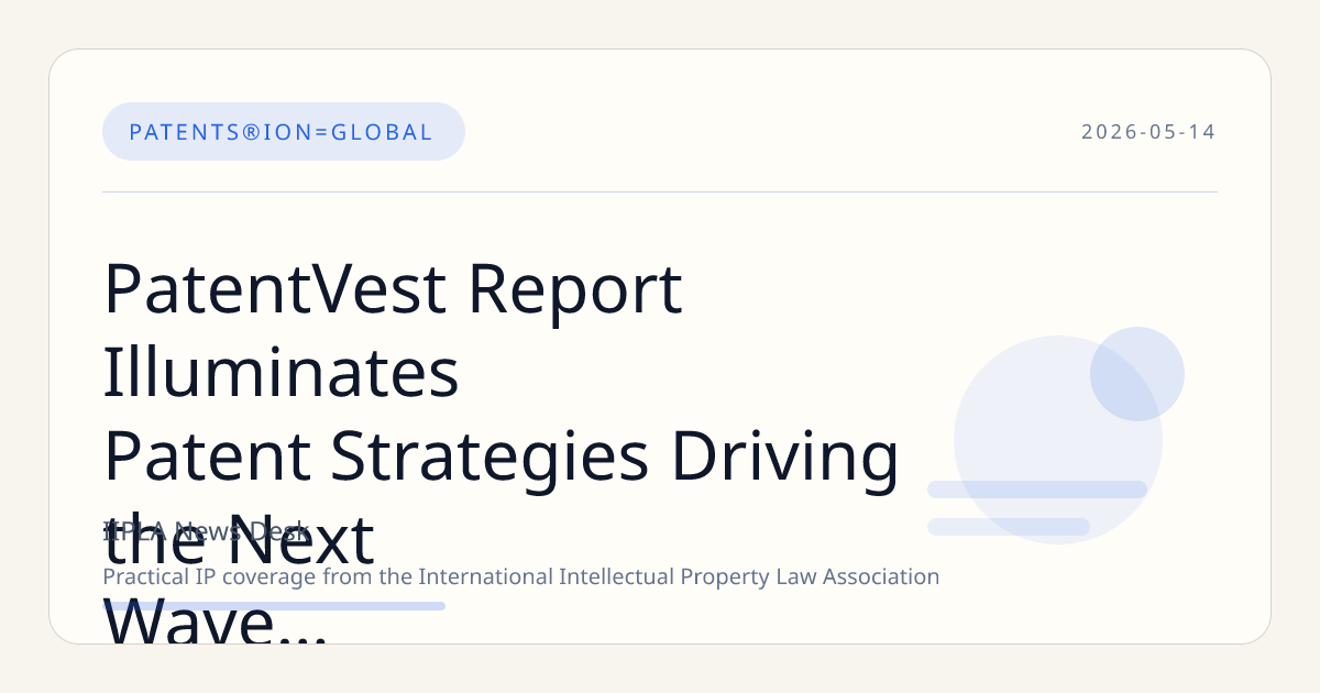 PatentVest Report Illuminates Patent Strategies Driving the Next Wave of Triple-Agonist Obesity Therapies