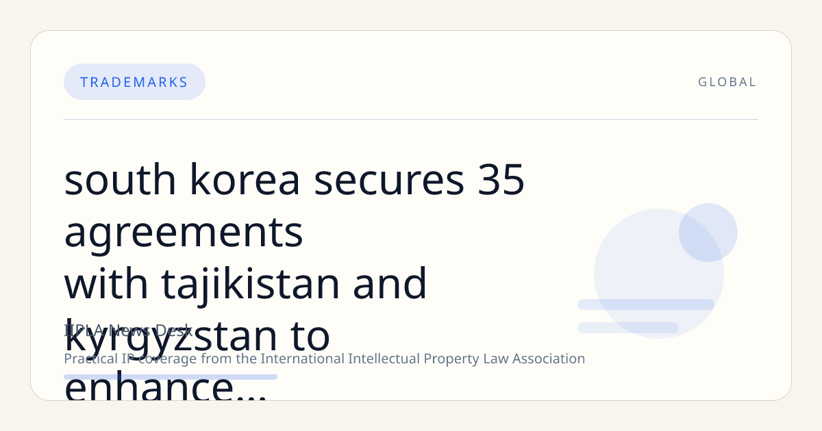 South Korea Secures 35 Agreements with Tajikistan and Kyrgyzstan to Enhance Cooperation in Critical Minerals and Halal Markets