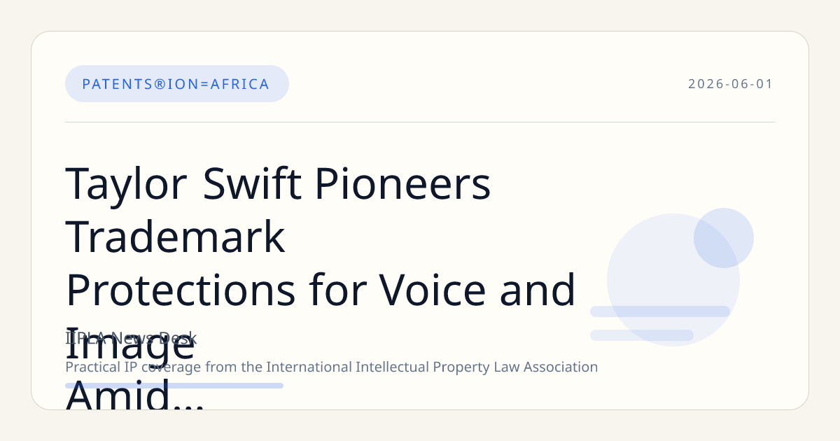 Taylor Swift Pioneers Trademark Protections for Voice and Image Amid AI Deepfake Concerns