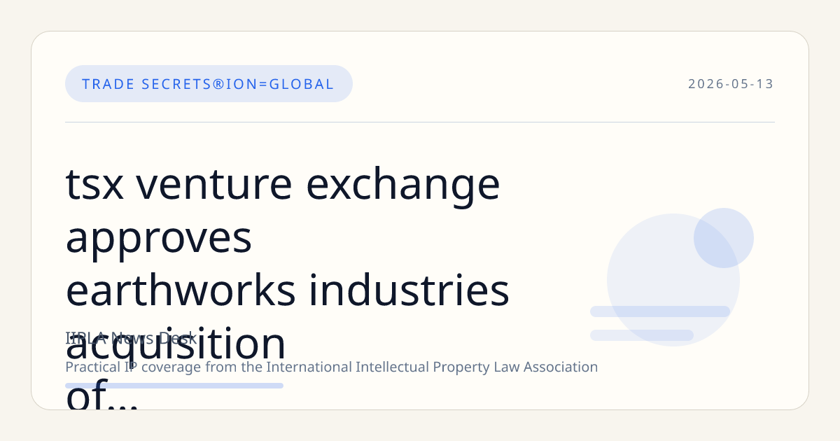TSX Venture Exchange Approves Earthworks Industries’ Acquisition of Wokaura’s Critical Minerals Recovery Intellectual Property