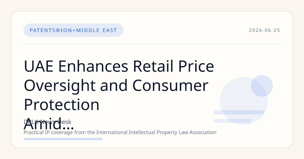 UAE Enhances Retail Price Oversight and Consumer Protection Amid 6.8% Non-Oil Economic Growth