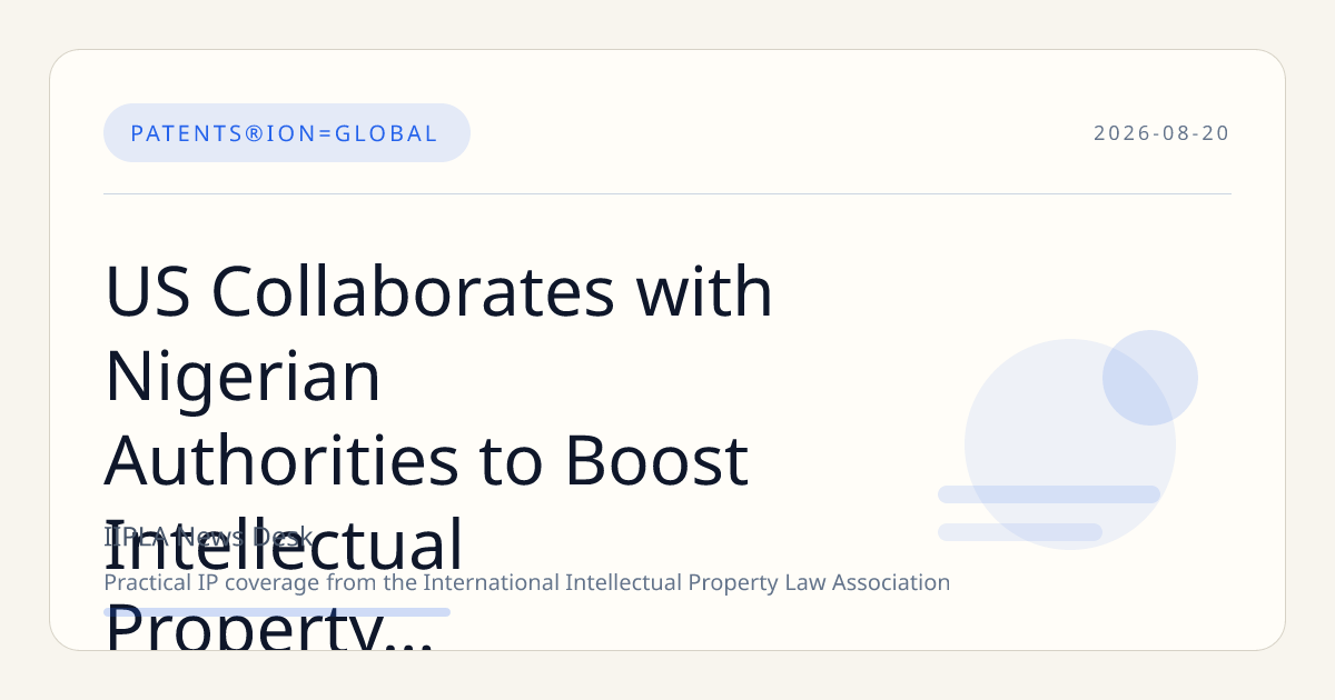 US Collaborates with Nigerian Authorities to Boost Intellectual Property Protections in Music Industry