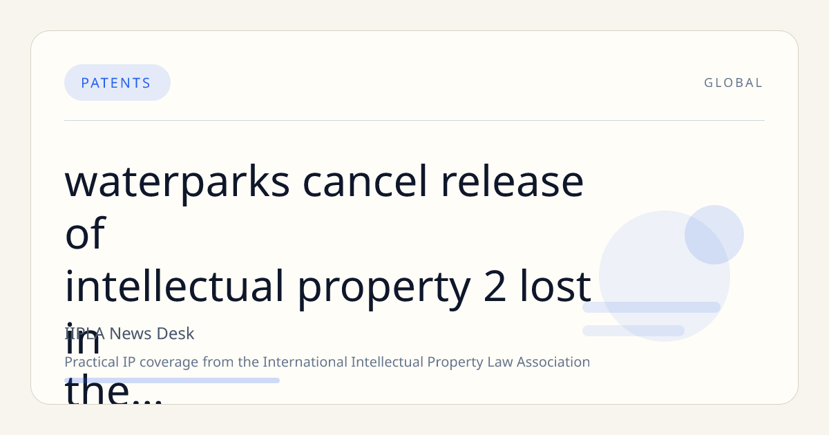 Waterparks Cancel Release of 'INTELLECTUAL PROPERTY 2: LOST IN THE PROPERTY' Citing Unforeseen Challenges and Mental Health Concerns