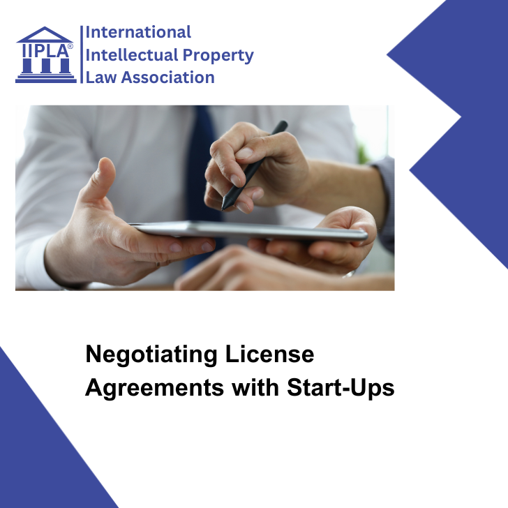Negotiating License Agreements with Start-Ups